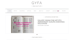 Desktop Screenshot of gyfa.co.jp